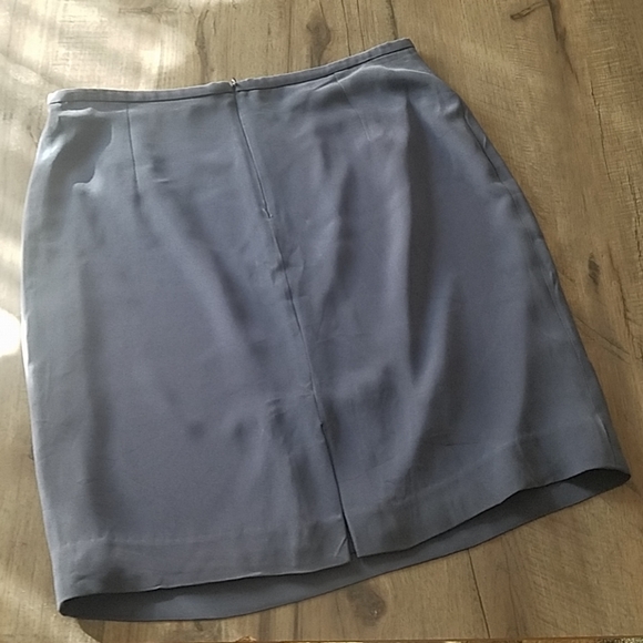 Armani Collezioni slate blue pencil skirt - Picture 7 of 8